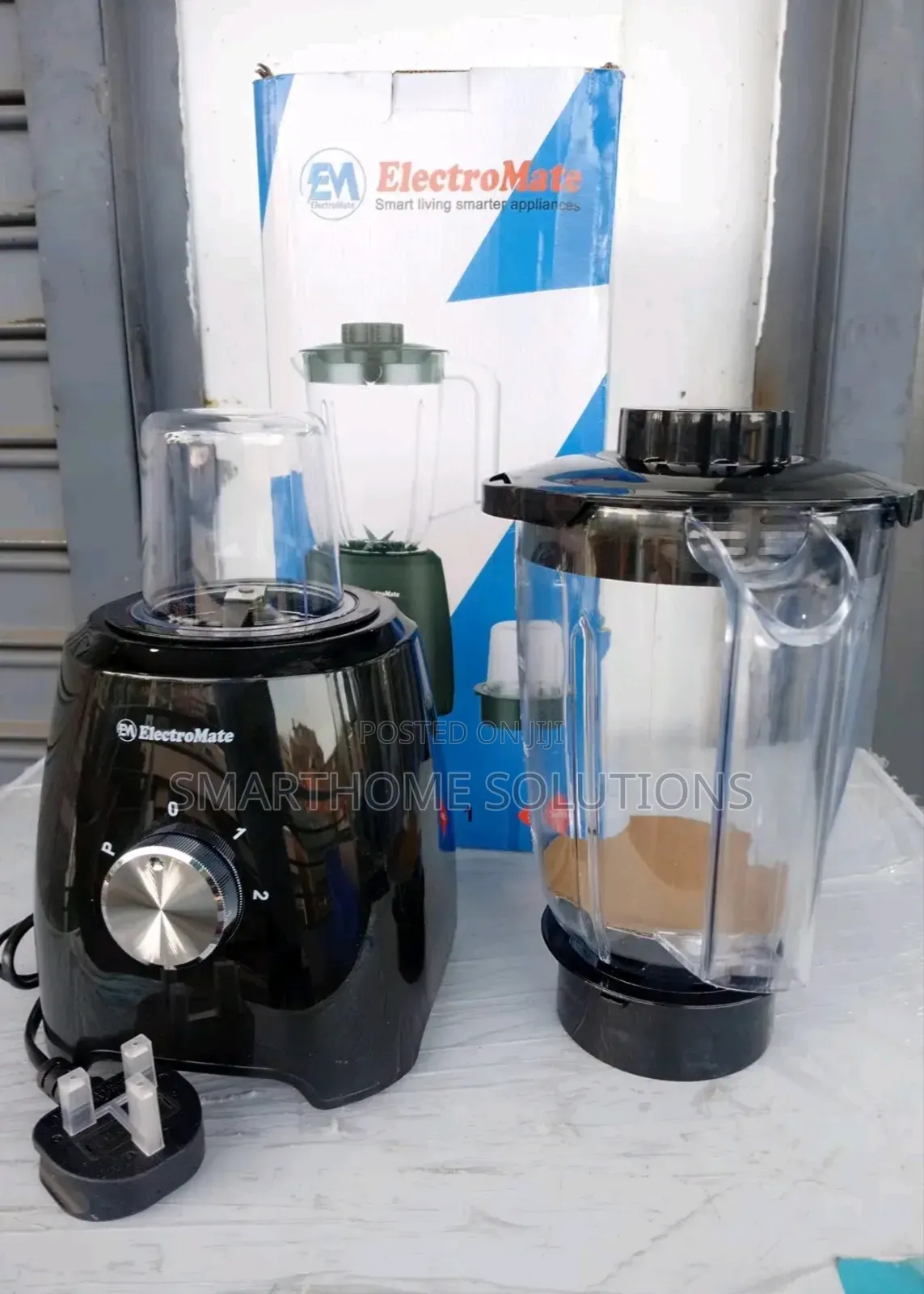 Electromate Powerful 2 in 1 Blender With 1.5l Glass Jar*