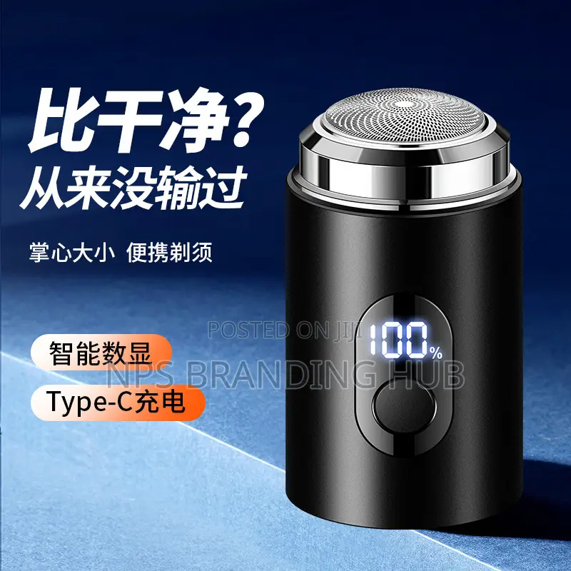Men's Mini Electric Shaver With LCD Digital Display (Stda
