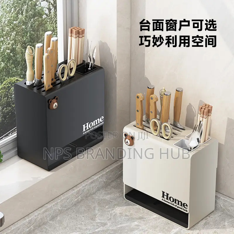 Wall-mounted Knife Rack Chopstick Holder (Stda