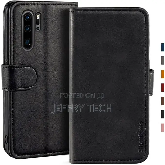 Leather Wallet Case Compatible With Huawei P30 Pro, Magnetic Shockproo