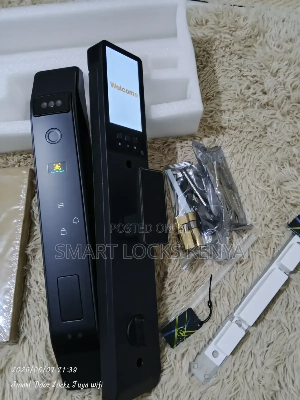 Tuya Wifi Smart Lock With 3d Face /Fingerprints/Password/Cards