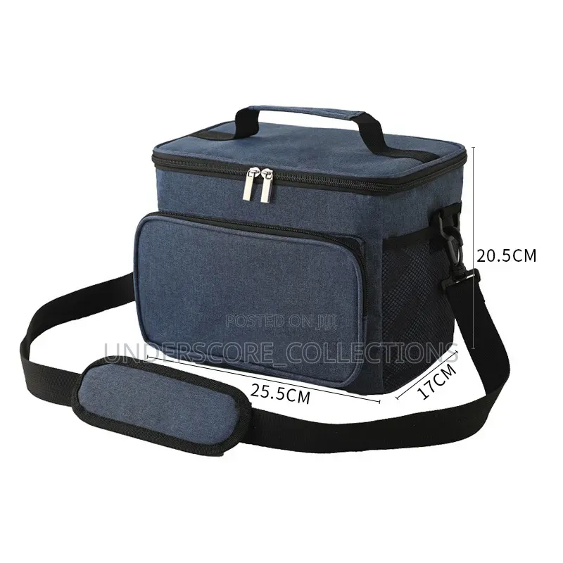 *Large Capacity Cooler Lunch Bag/Unisex Insulated Lunch Bag