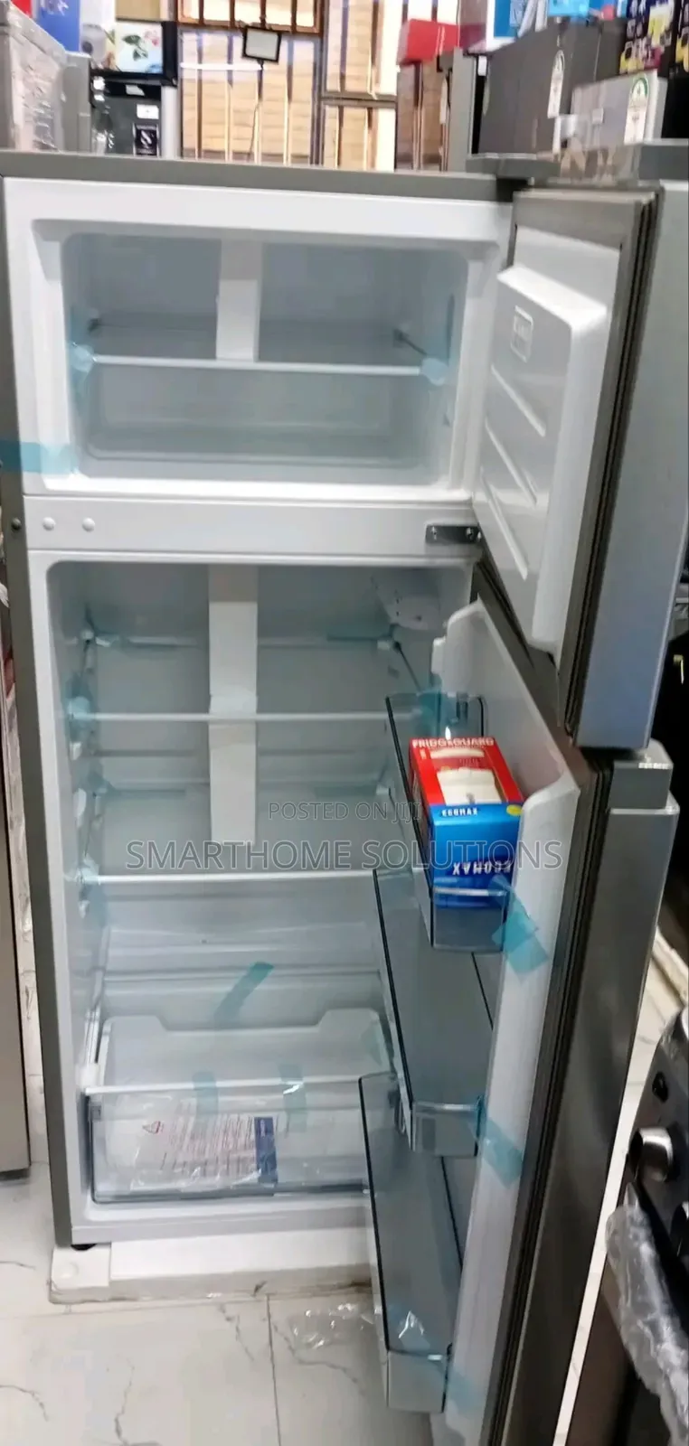 Ecomax 230 Litres Dark Silver Double Door Refrigerator