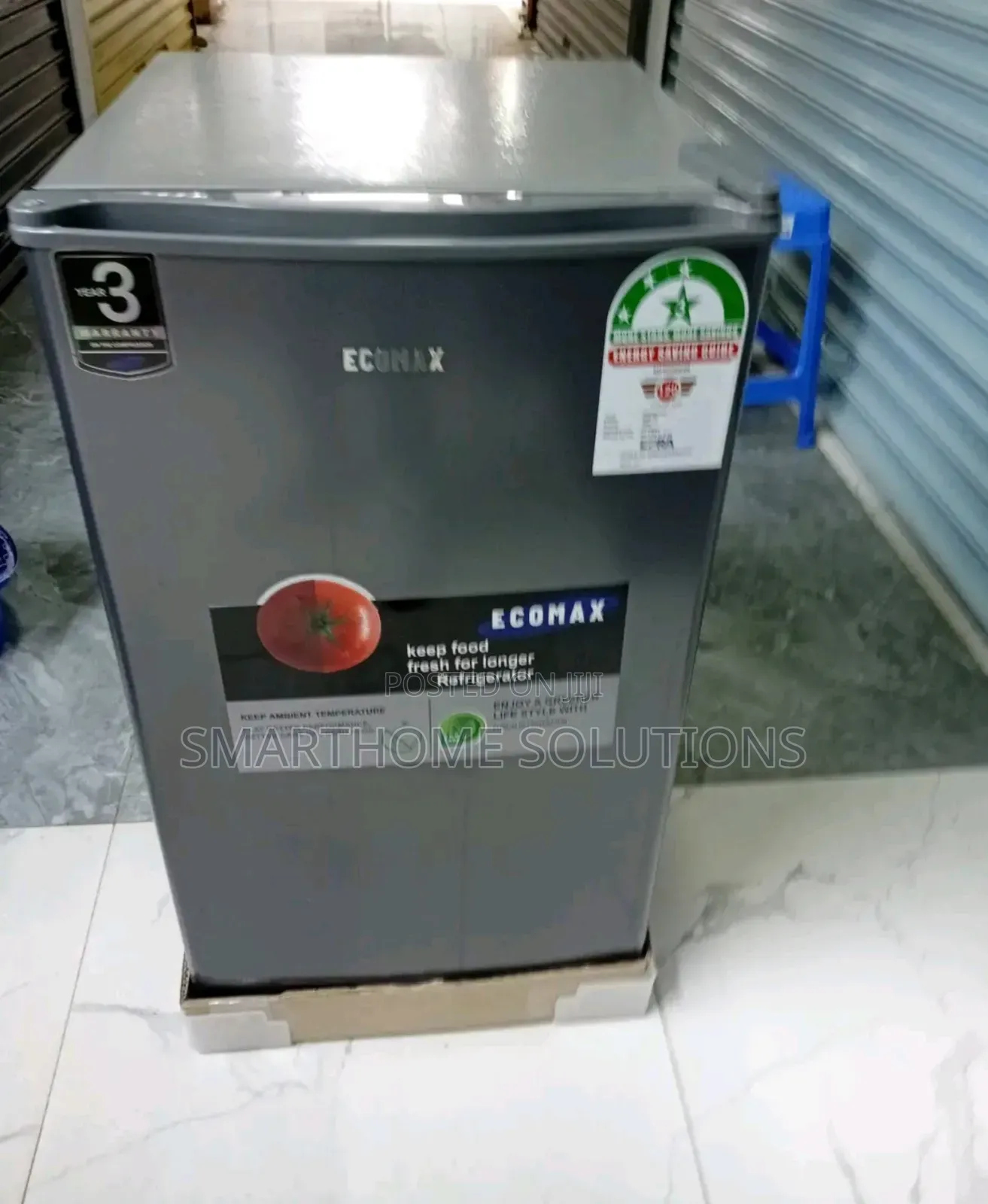 Ecomax 90 Litres Dark Silver One Door Refrigerator E90dd