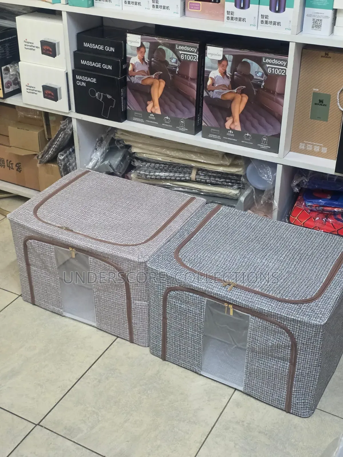Large Capacity Zipper Foldable Storage Box(B)
