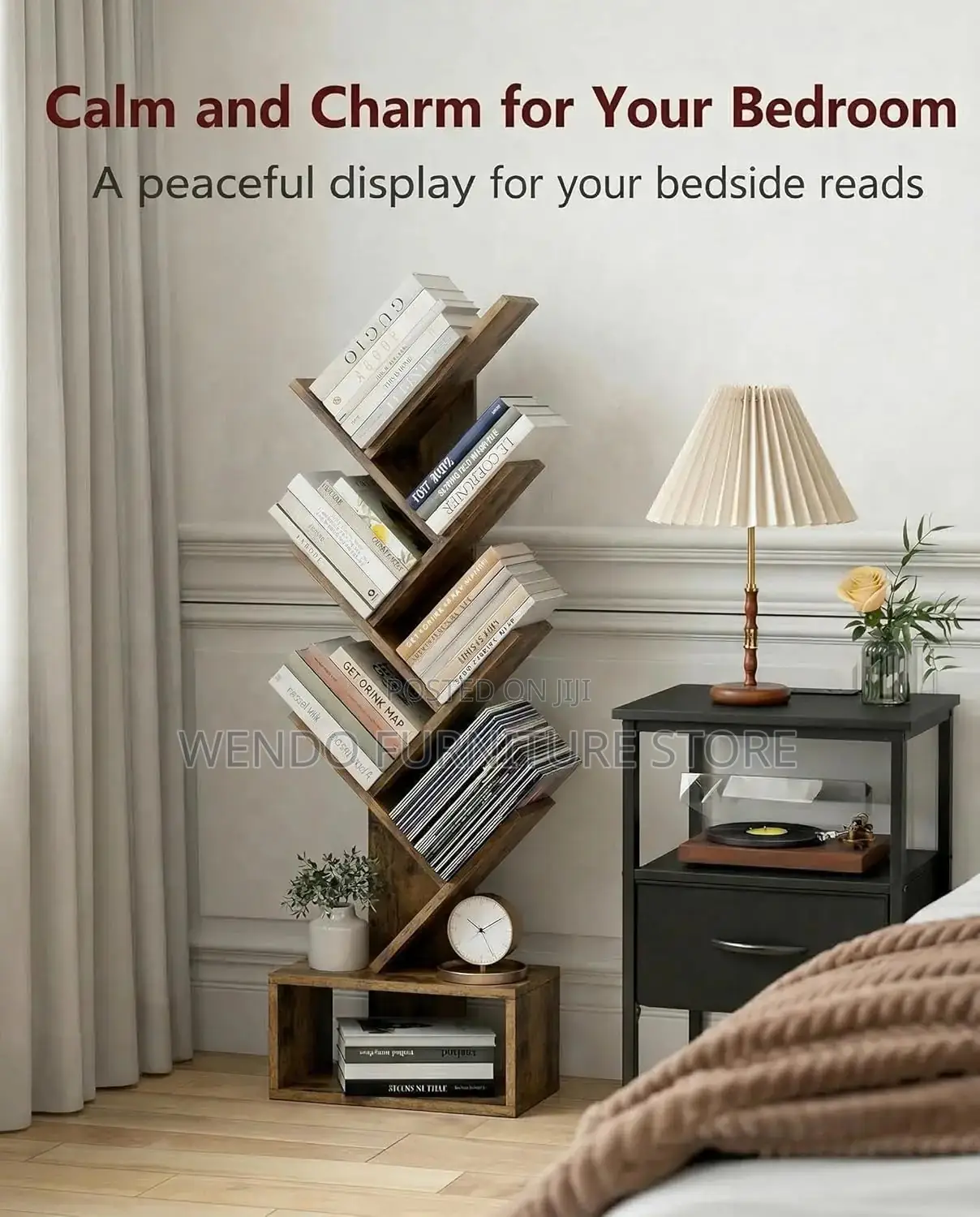 Home Office Tree Figure Bookshelves