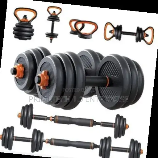 50kg 6 in 1 Black Kettle Bell Weights