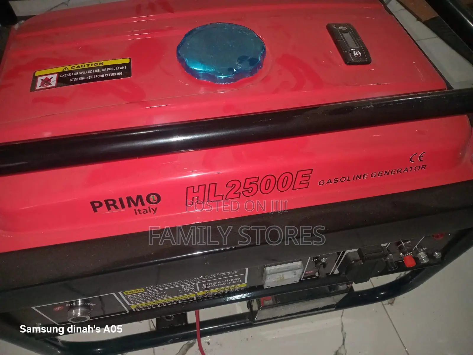 Primo Italy Hl2500e 2.2kva Petrol Generator Avr 230v