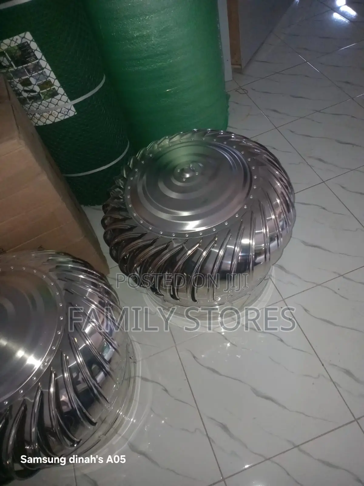 Stainless Steel Wind Turbine Roof Ventilator 600 Mm