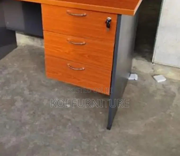 Office Desk; 1200mm Brown Clerical Wood Nexane Desk