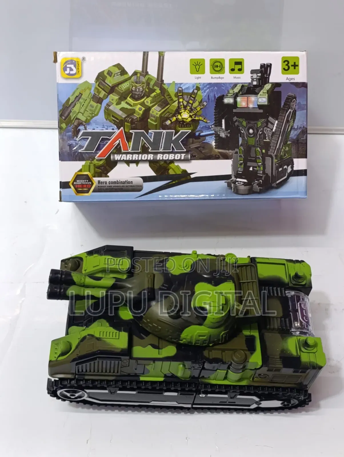 Warrior Robbot Tank.
Battery Operated.