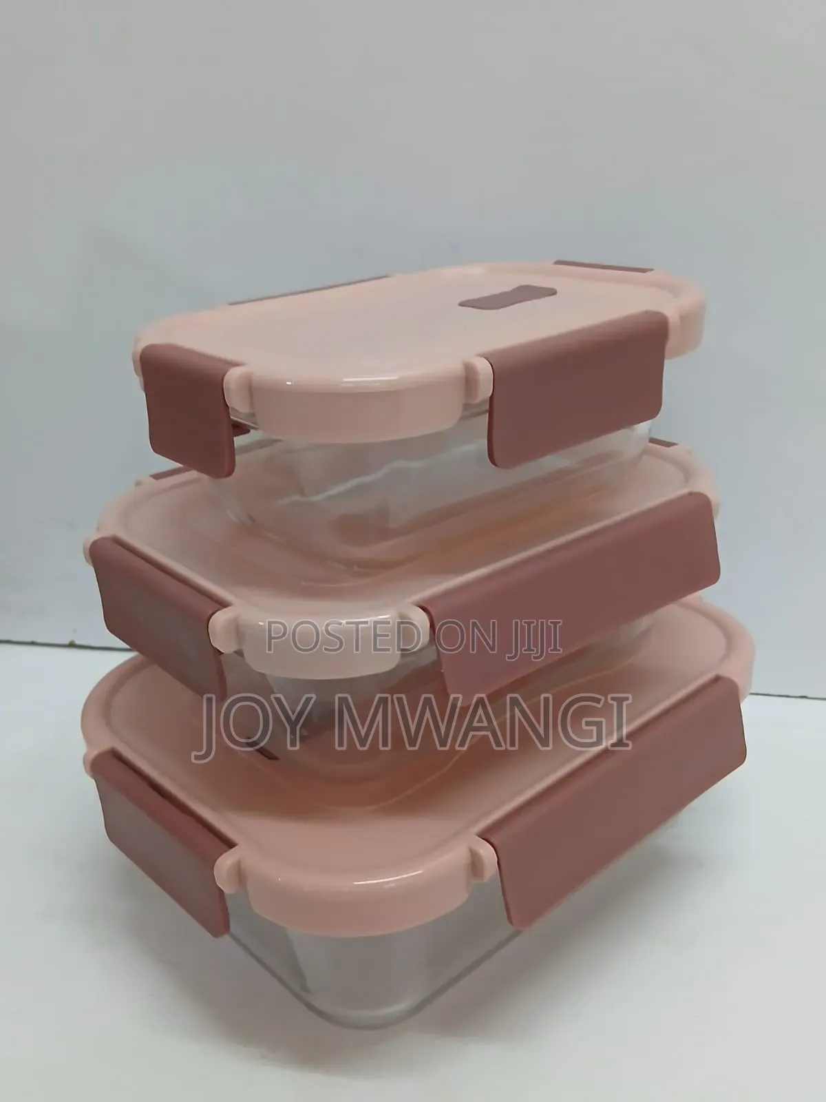 3pcs Glass Food Flask