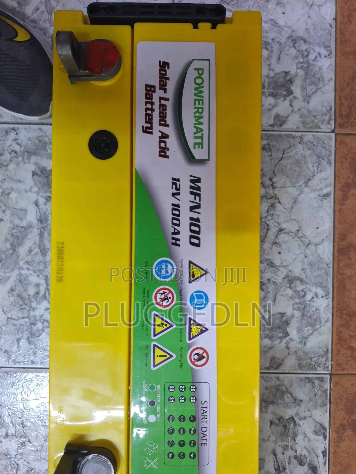 Powermate 12v 100ah Sealed Solar Lead-Acid Battery