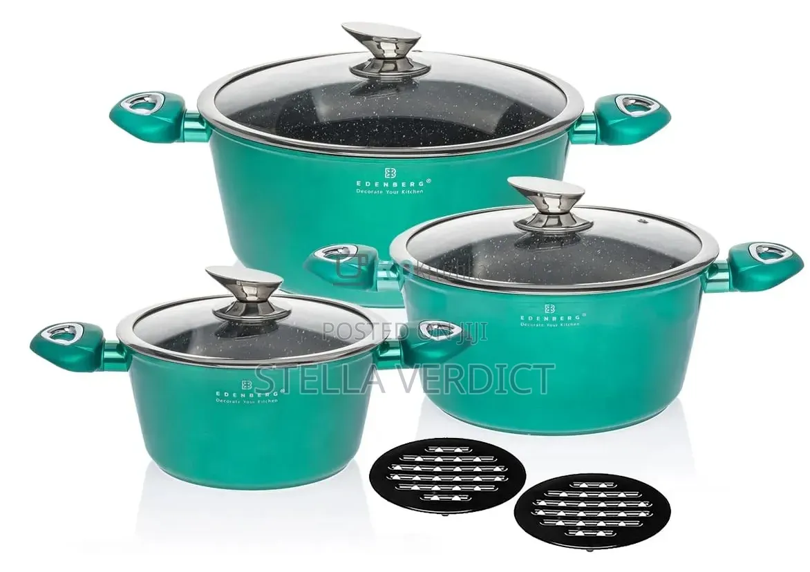 8pcs Edenberg Cookware Set