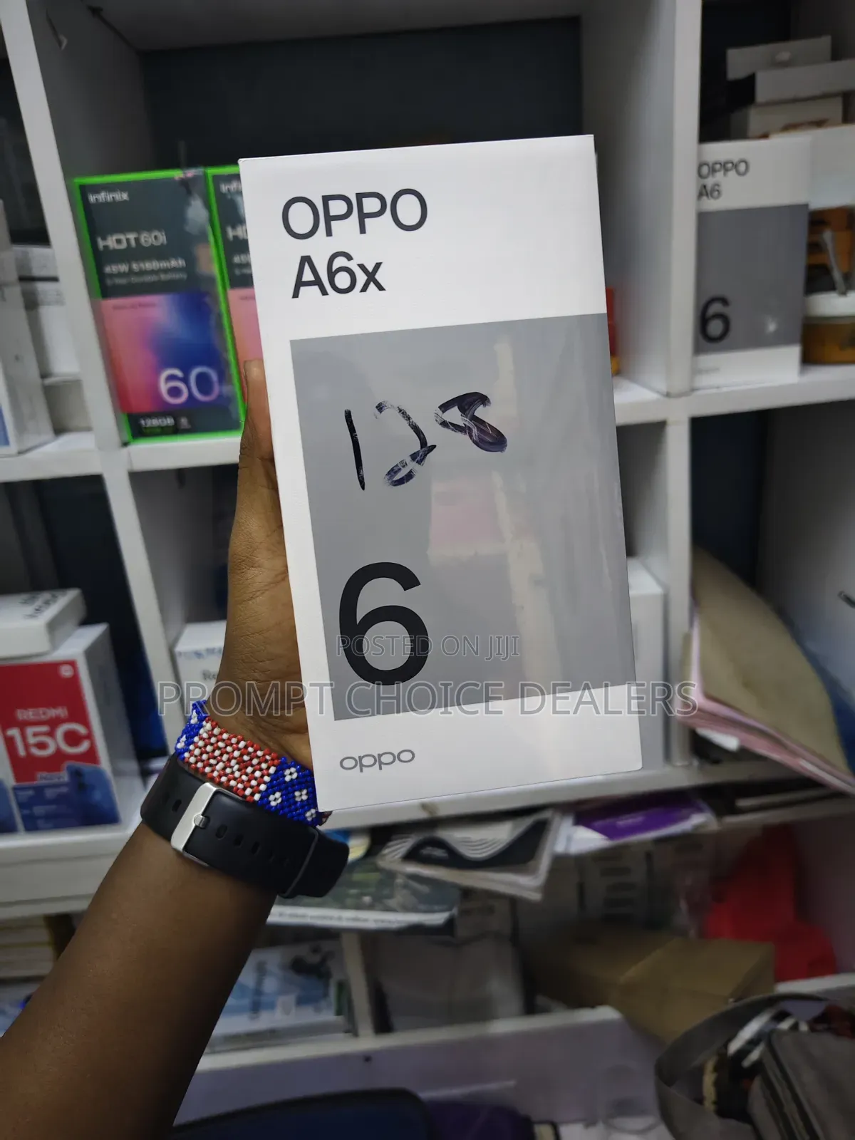 New Oppo A6x 128 GB Blue
