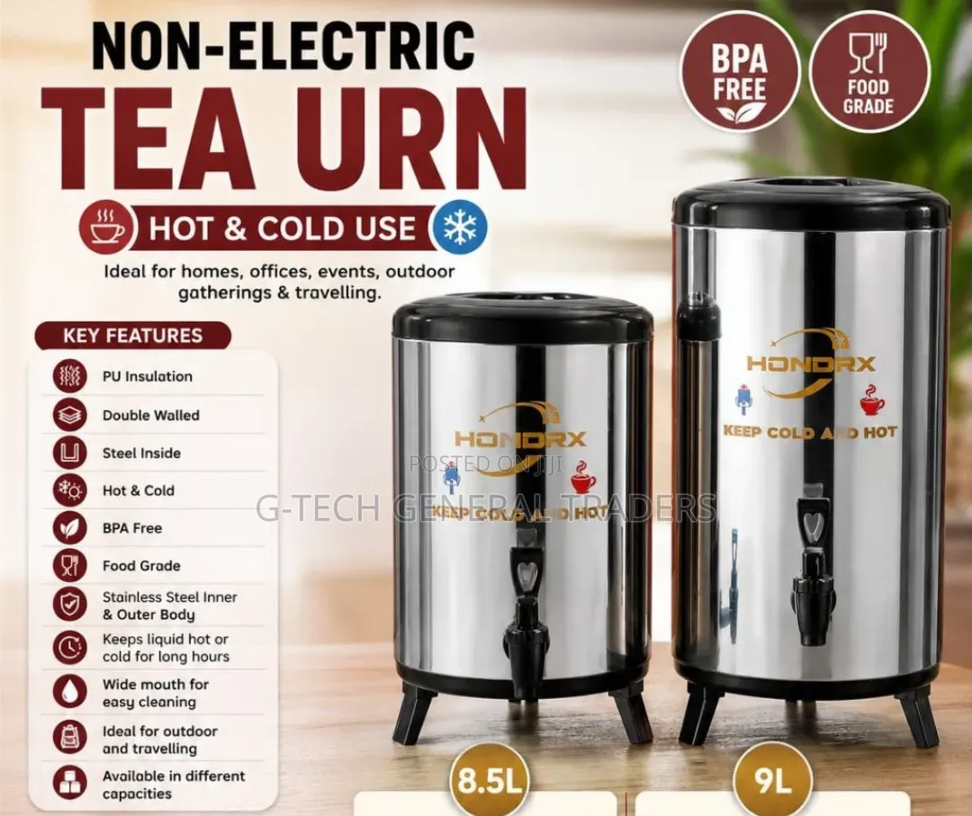 Generic 9l Non Electric Tea Urn (Keeps Food Hot And Cold)