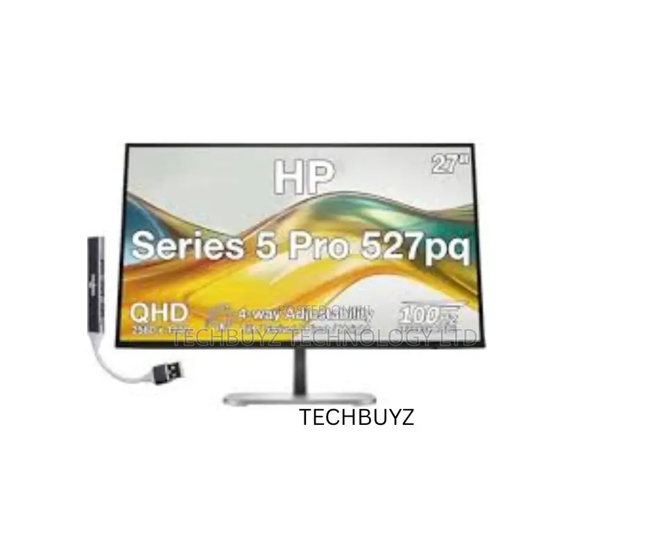 Hp Series 5 Pro 27 Inch QHD Monitor -527pq,Tilt,Swivel,Pivot, Adjust
