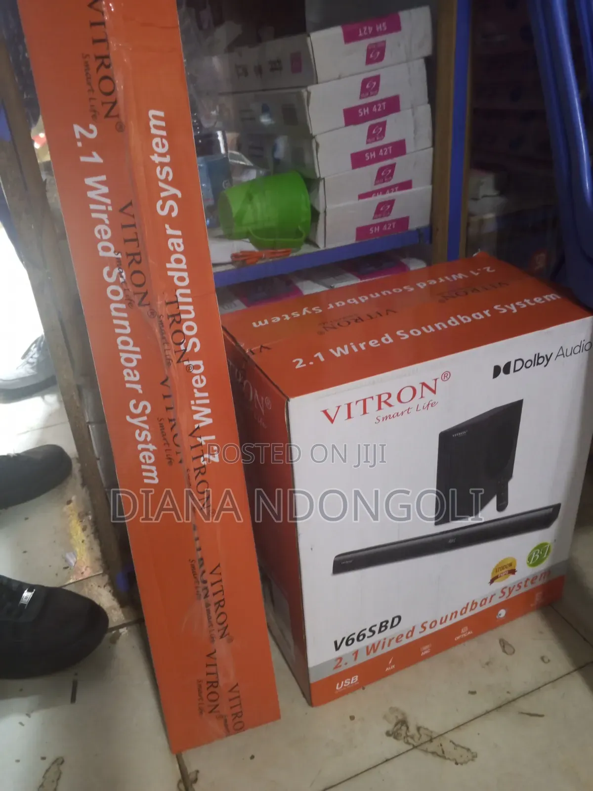 Vitron V66sbd 17000w Dolby Atmo 2.1ch Wired Soundbar System.