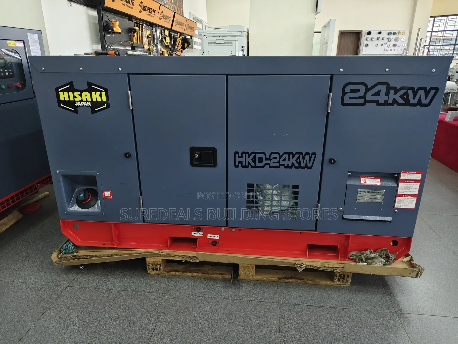 Hisaki Japan HKD-24kw / 30kva Silent Diesel Generator.
