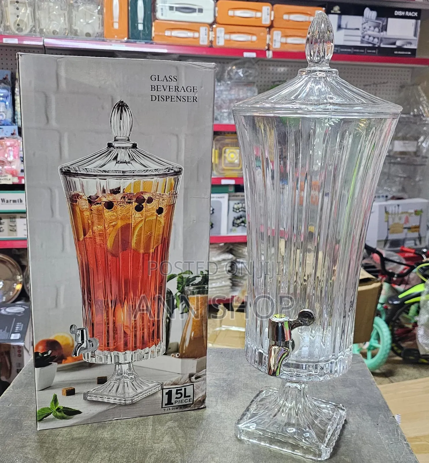 Clear Juice Dispenser