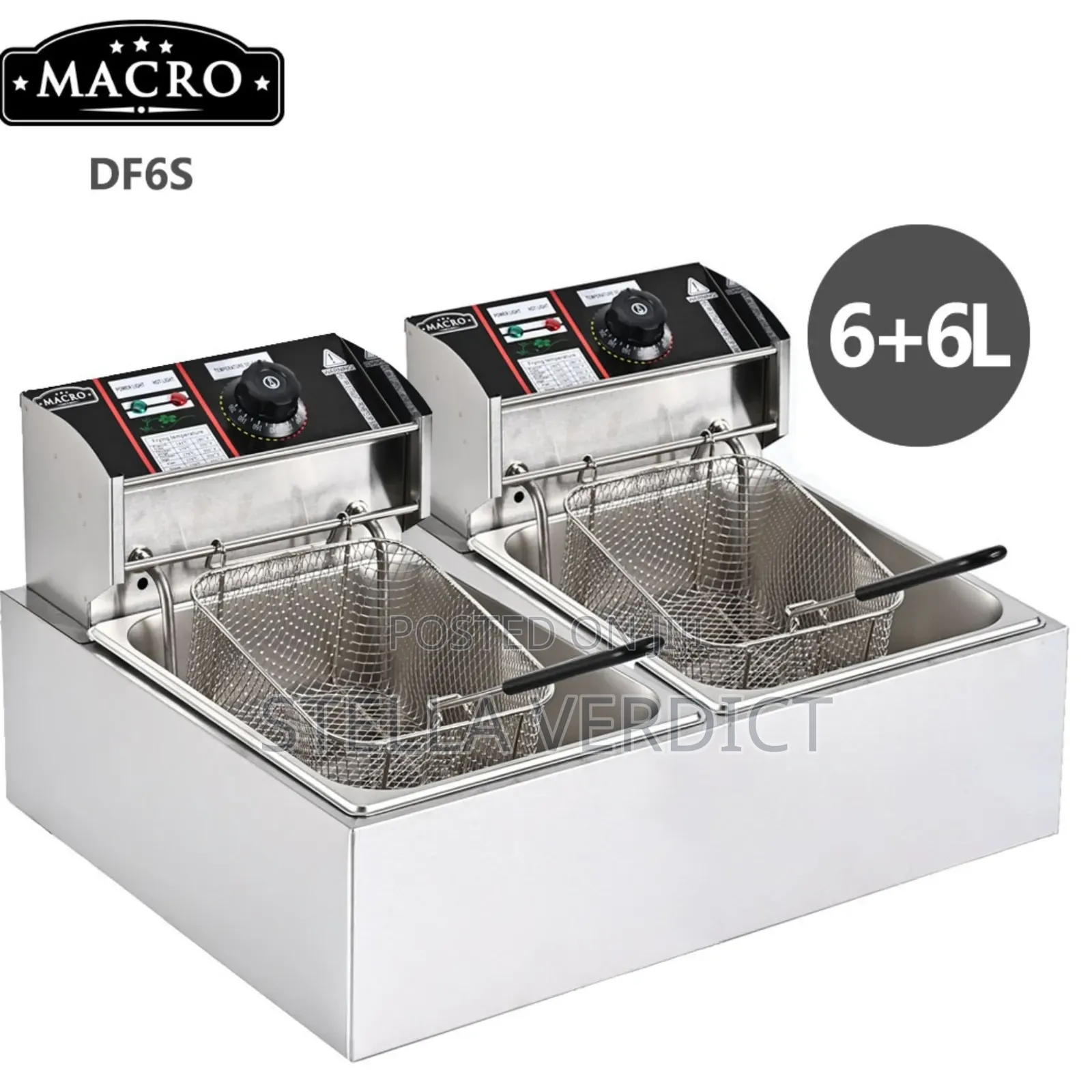 Nunix Macro Double Fryer Chips Fryer