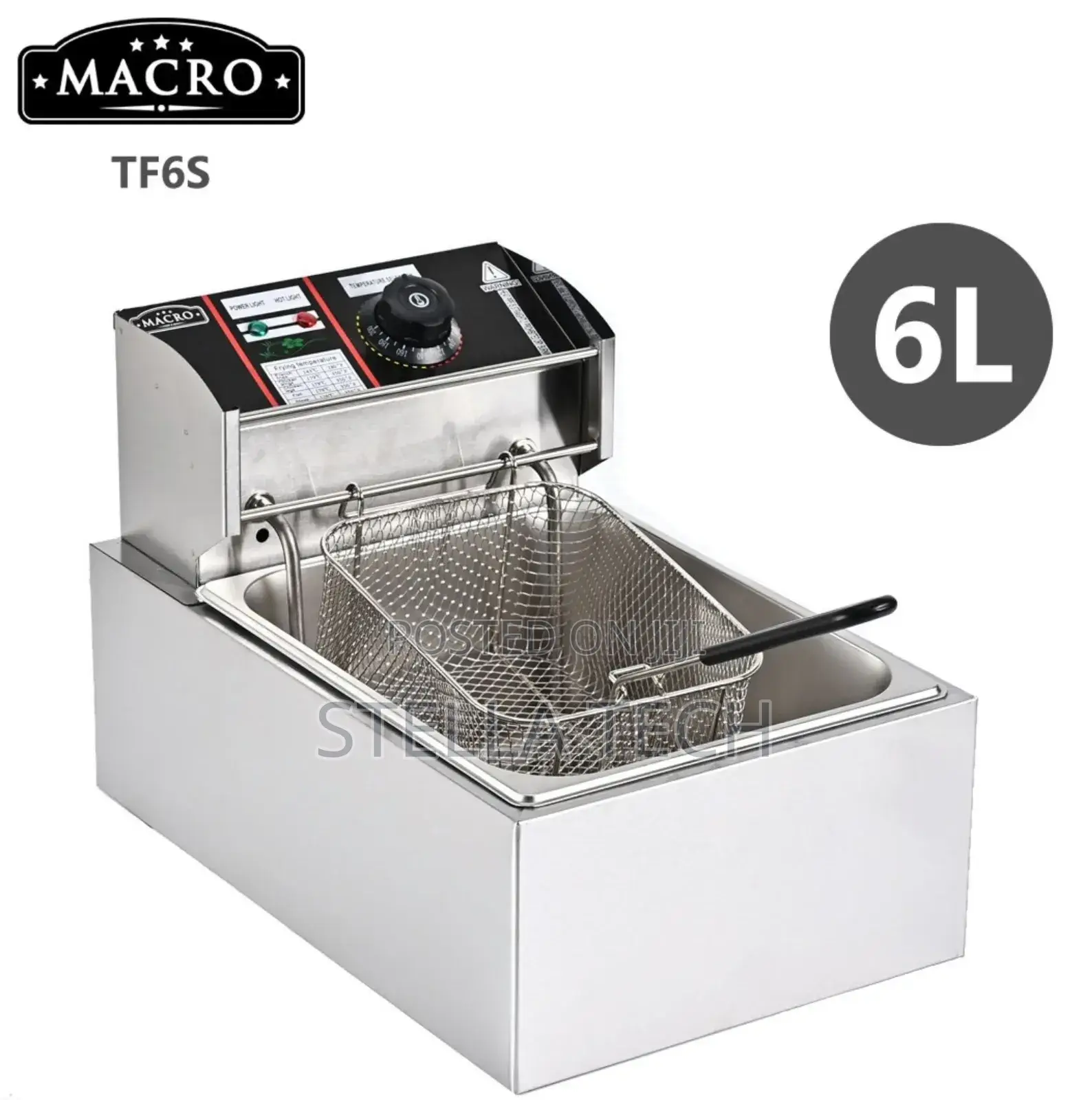 6 Litres Nunix Macro Single Fryer