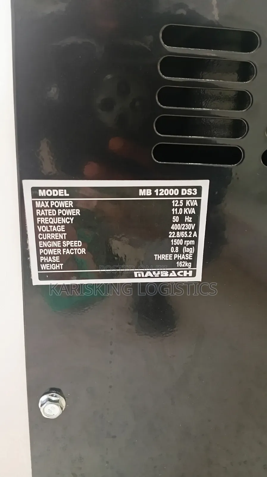 12kva Maybach Diesel Air-Cooled Generator Three Phase With Ats