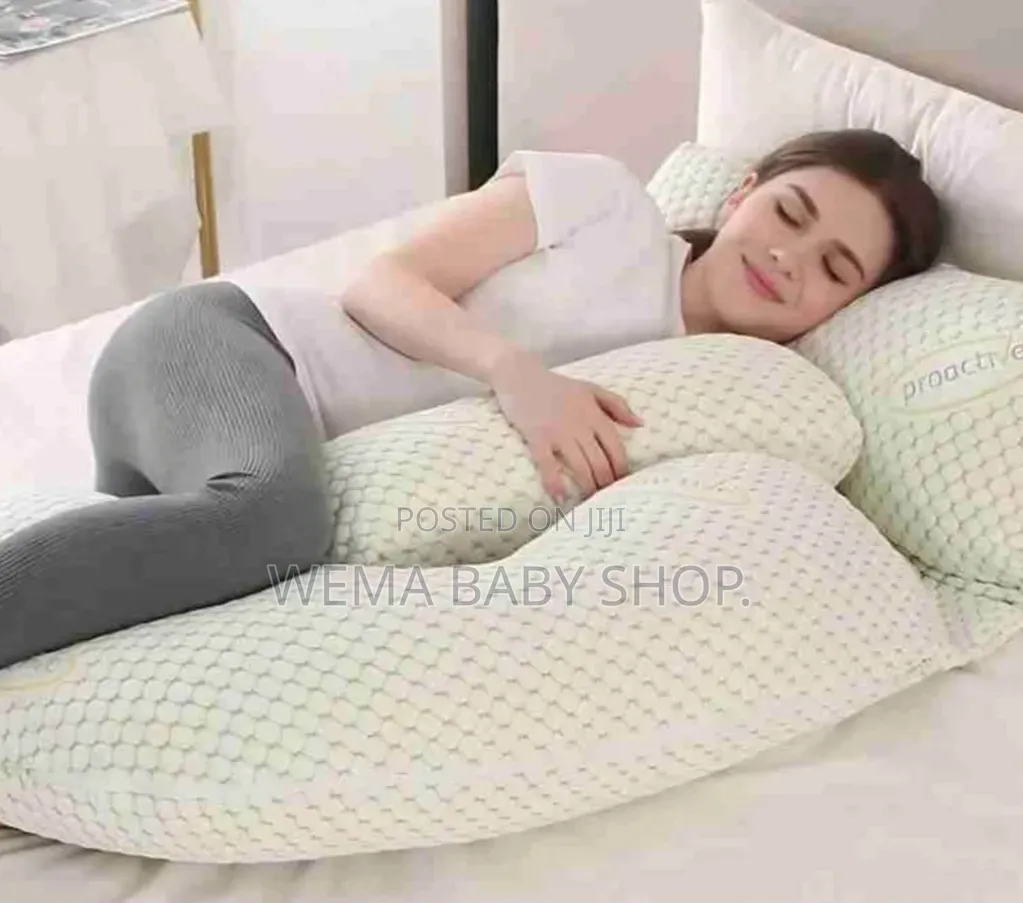 Ergonomic Bamboo Fibre U-Shape Pregnancy Pillow