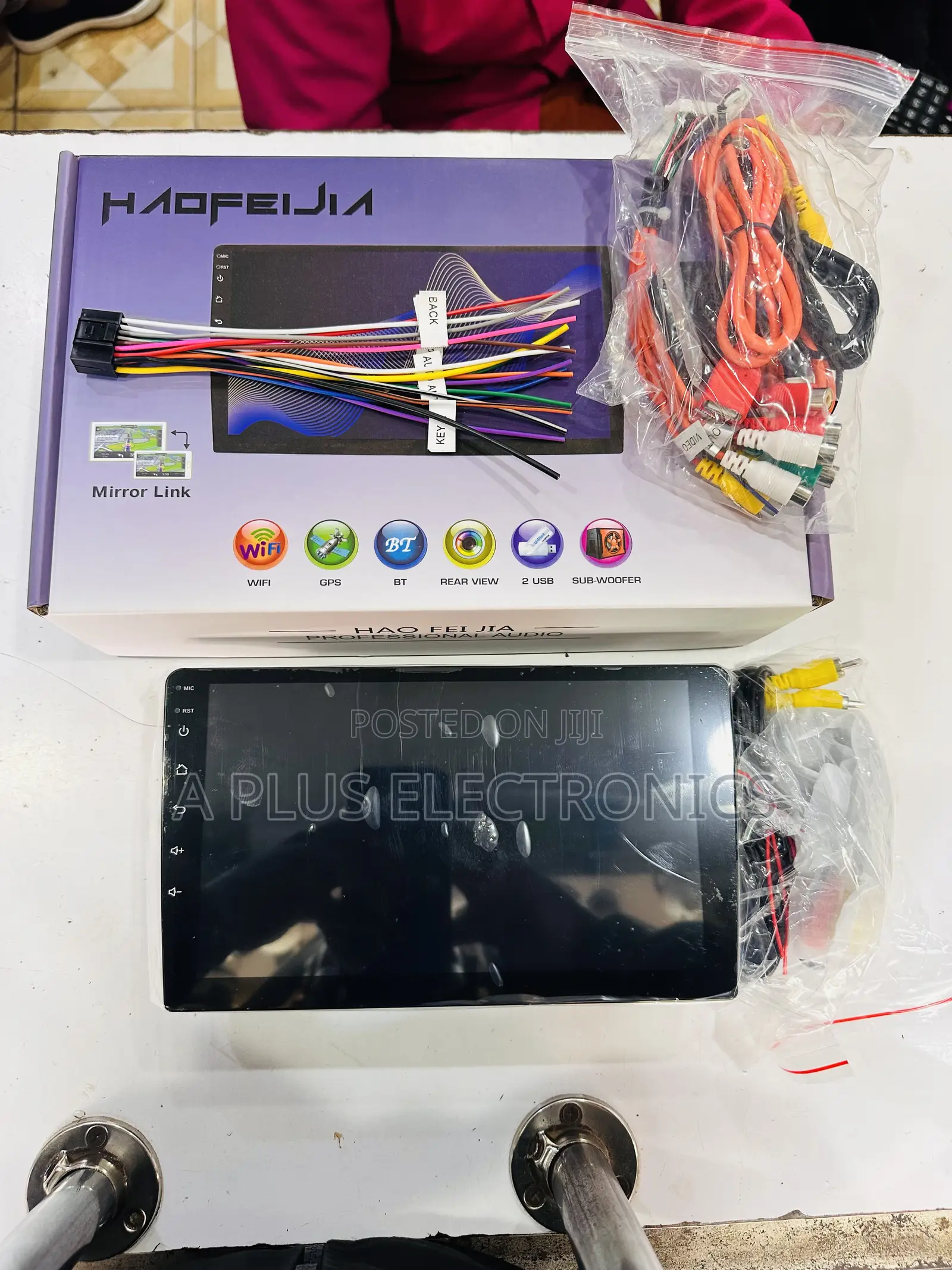 Android 9 Inch (4+64gb) With Fan + Reverse Camera for Free–High Stereo