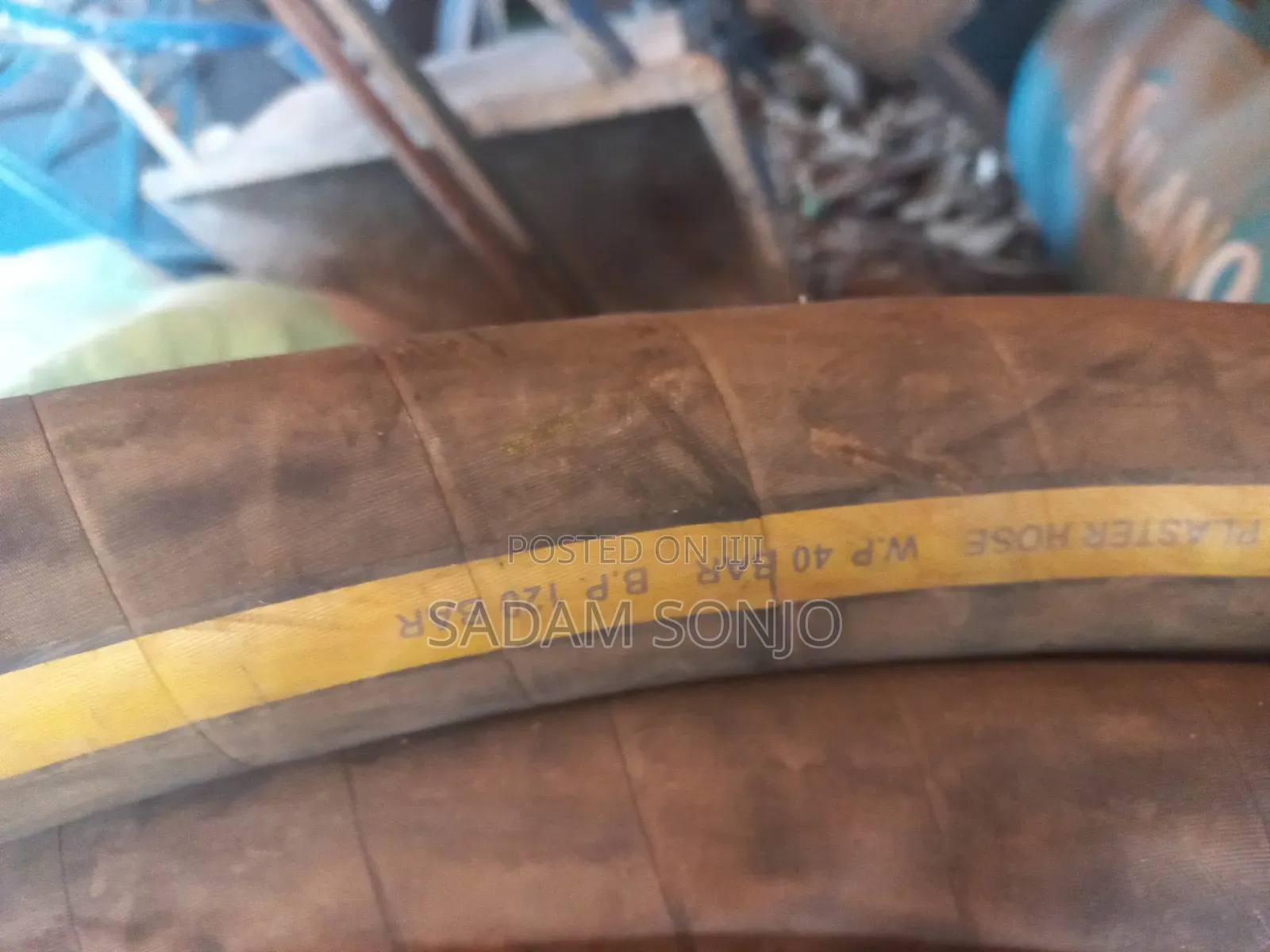 60m Mortar Pumping Hose for Rendering Machine 2" 1.5" With Coupling