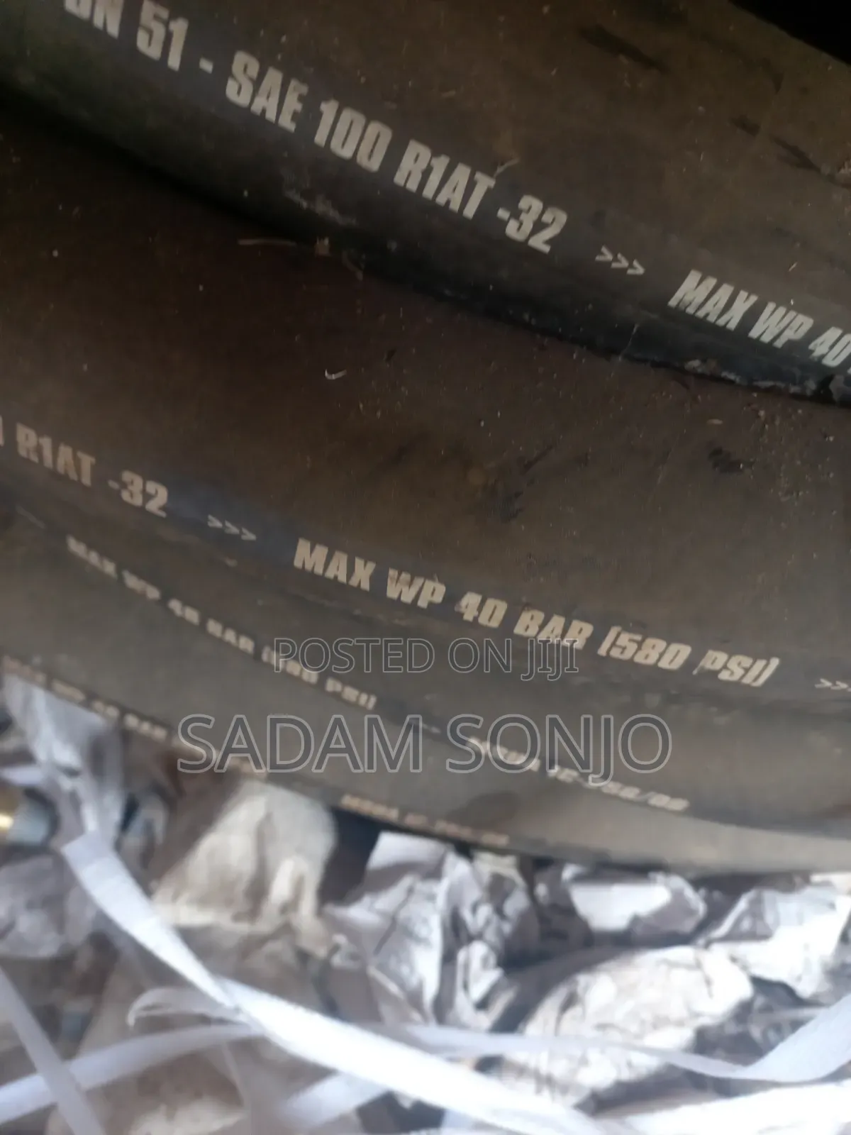 60m Mortar Pumping Hose for Rendering Machine 2" 1.5" With Coupling