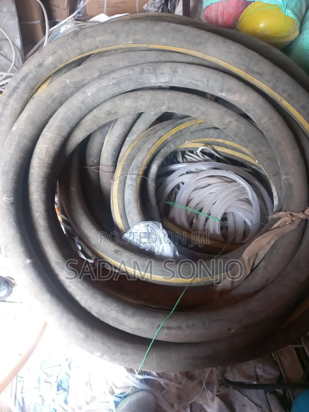 60m Mortar Pumping Hose for Rendering Machine 2" 1.5" With Coupling