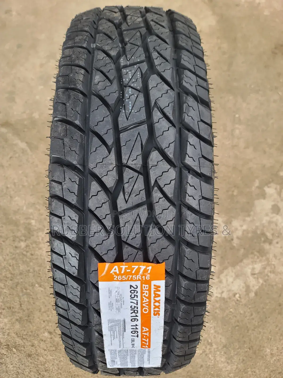 265/75r16 Maxxis Tyres 116t Bravo a/T771 (Made in Thailand)