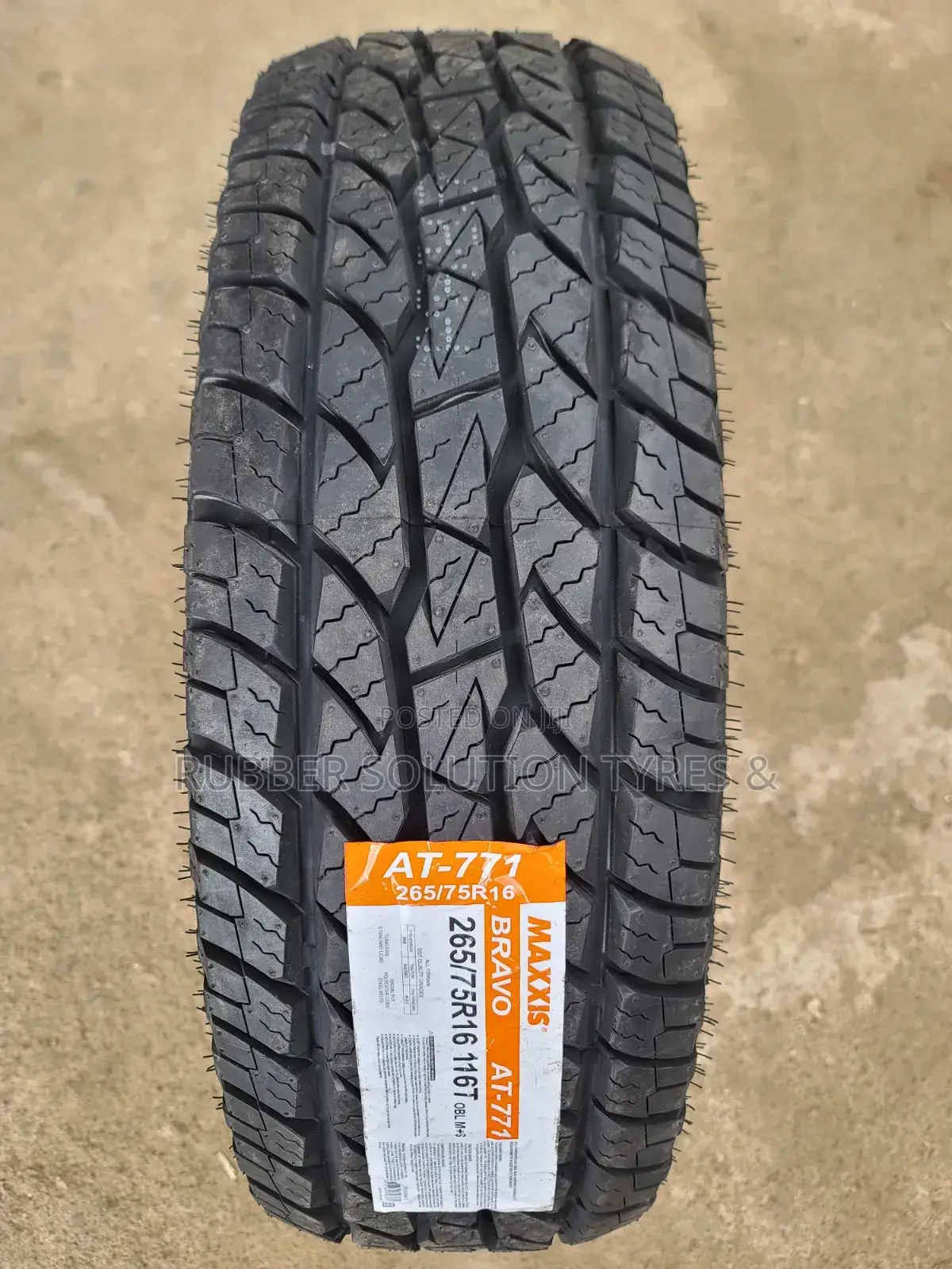 265/75r16 Maxxis Tyres 116t Bravo a/T771 (Made in Thailand)