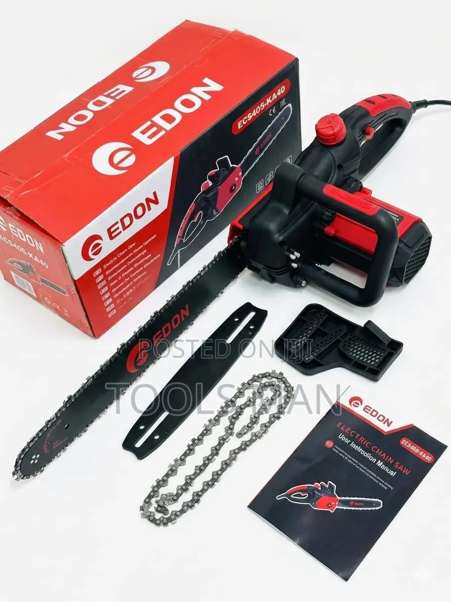 Edon Ecs405-Ka40 Electric Chain Saw - Powerful Wood Cutter.