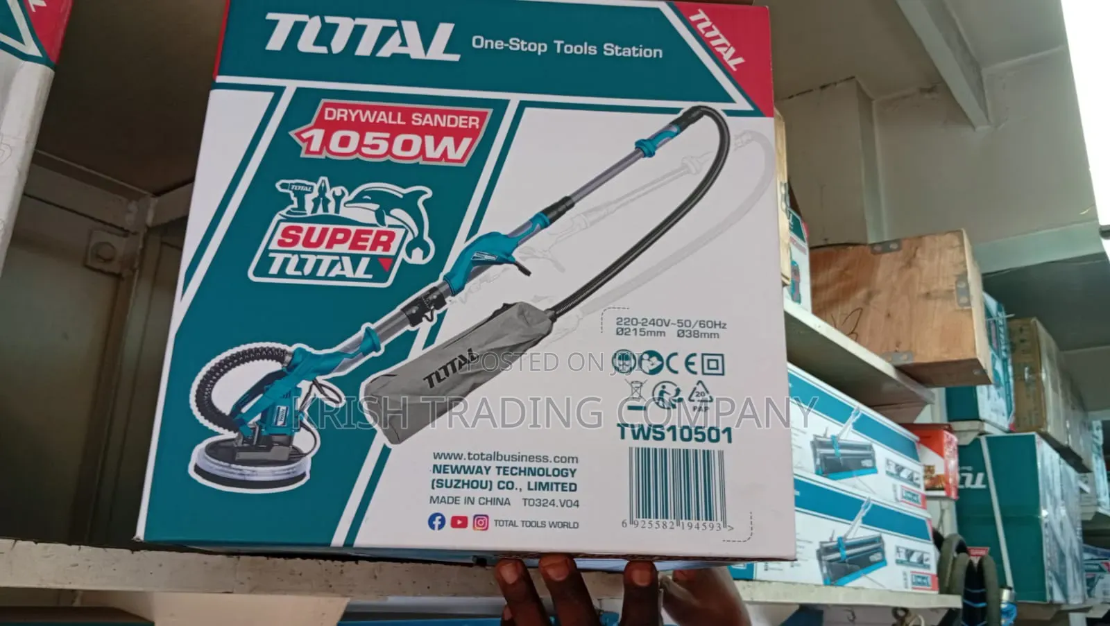 Total 1050w Drywall Sander Tws10501
