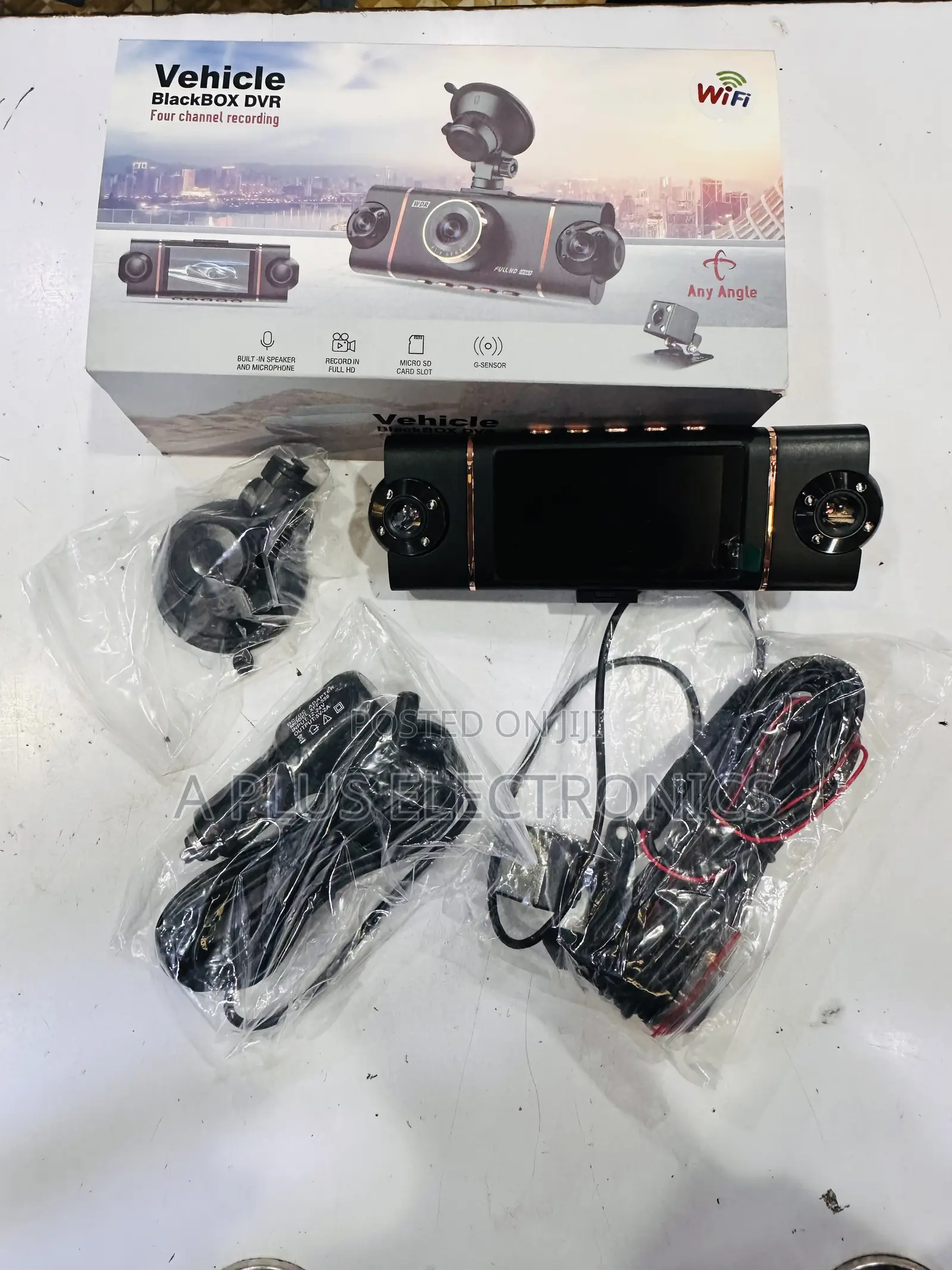 4 Lens Dash Camera With Wifi D65 – Full Hd Front Rear Car Camera