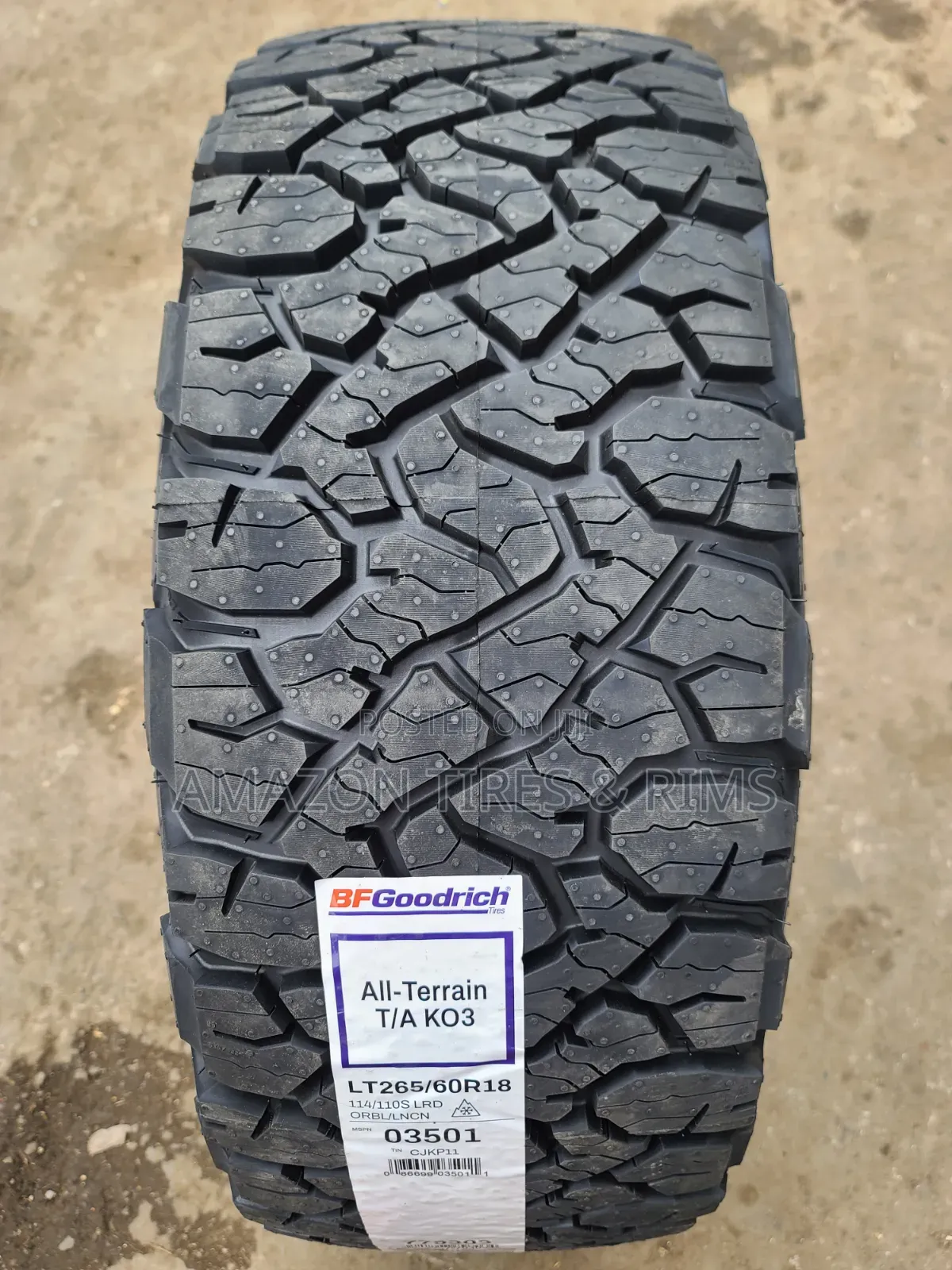 265/60r18 Bf Goodrich Tyres a/Tk03 All-Terrain