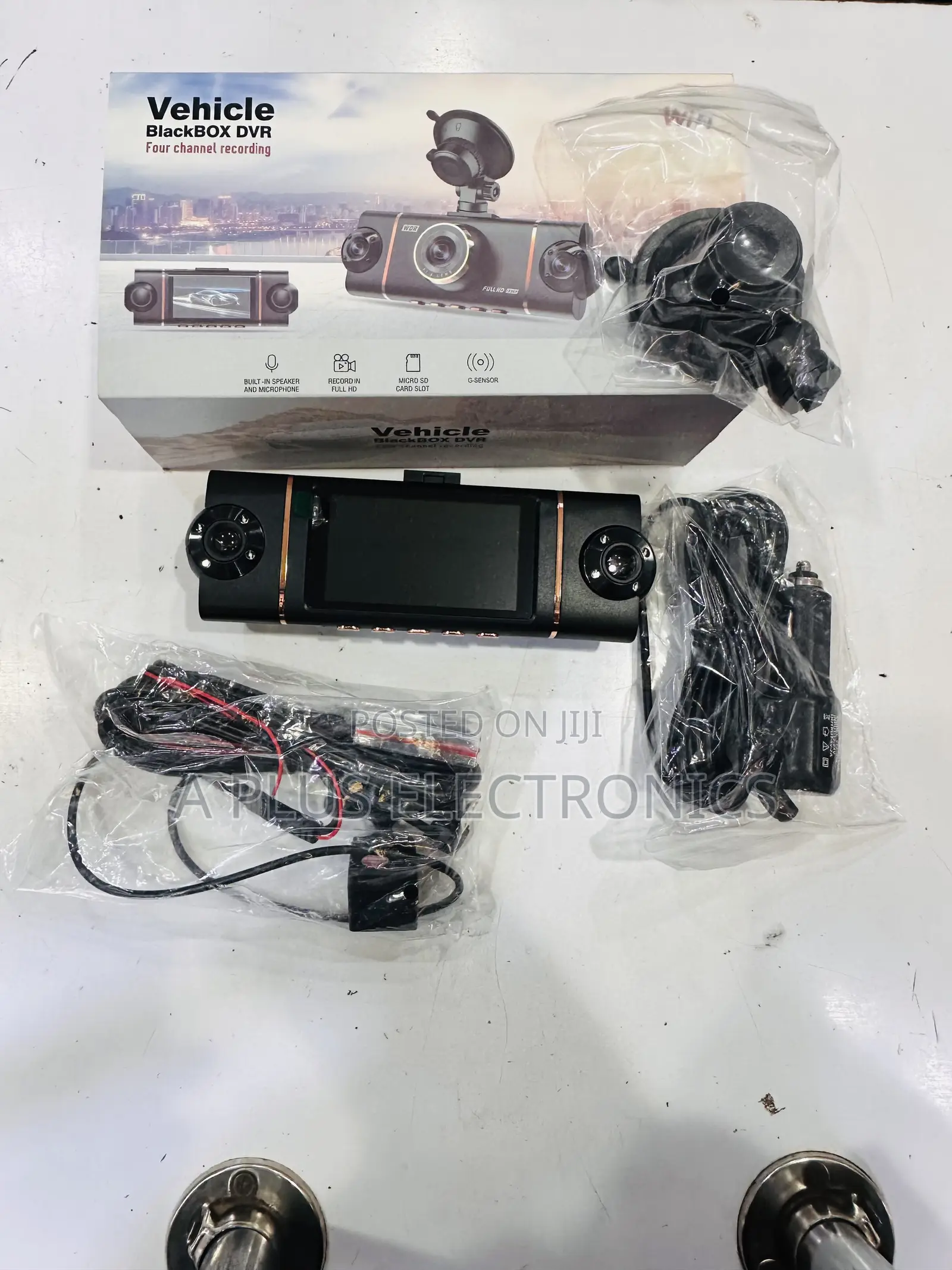 4 Lens Dash Camera With Wifi D65 – Night Vision Vehicle DVR