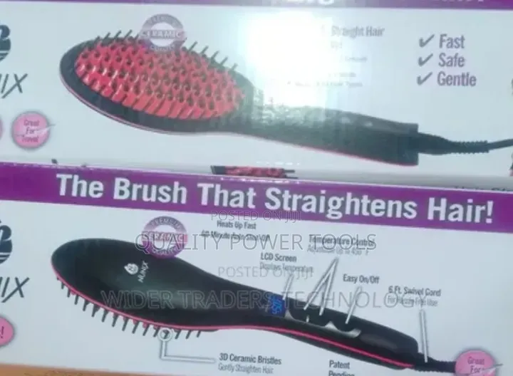Hot Comb Blowdry Hair Straightener Brush Electric Hand Hair Blow Dryer