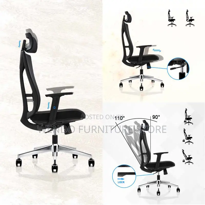 Office Chairs; Mid Back Ergonomic Office Seat