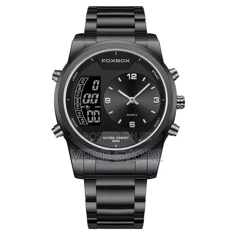 Foxbox Dual Time Gents Watch Fb0058e