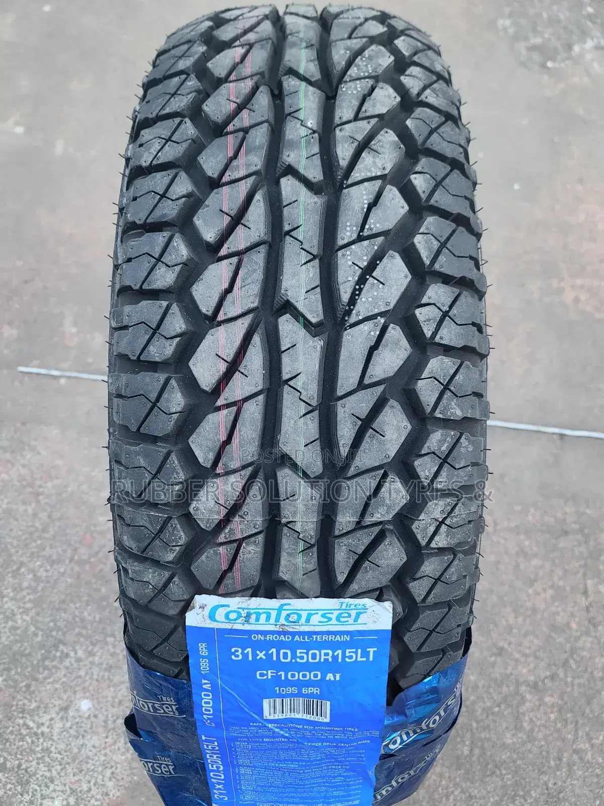 31x10.50 R15 Comforser Tyres 106s a/T Cf1000 All-Terrain