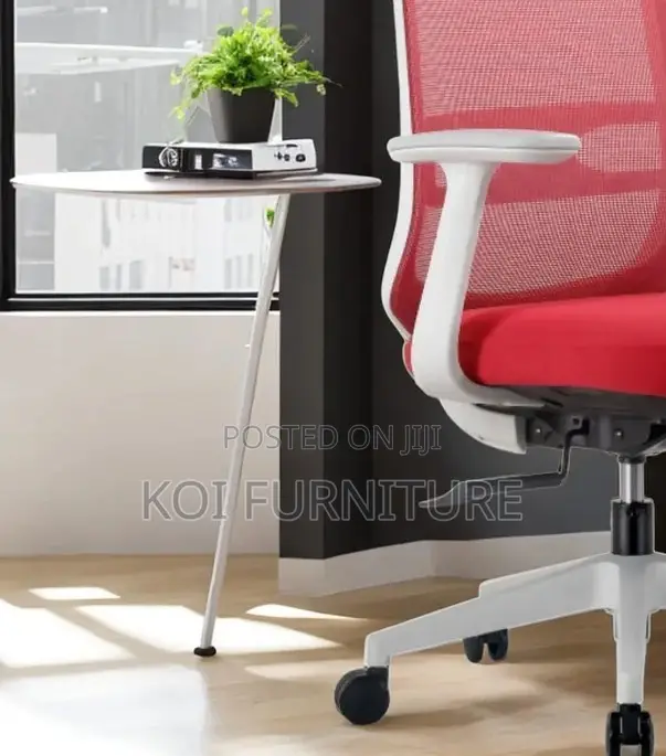 Office Chairs; High Backrest Ergonomic Swivel Office Fabric Chairs