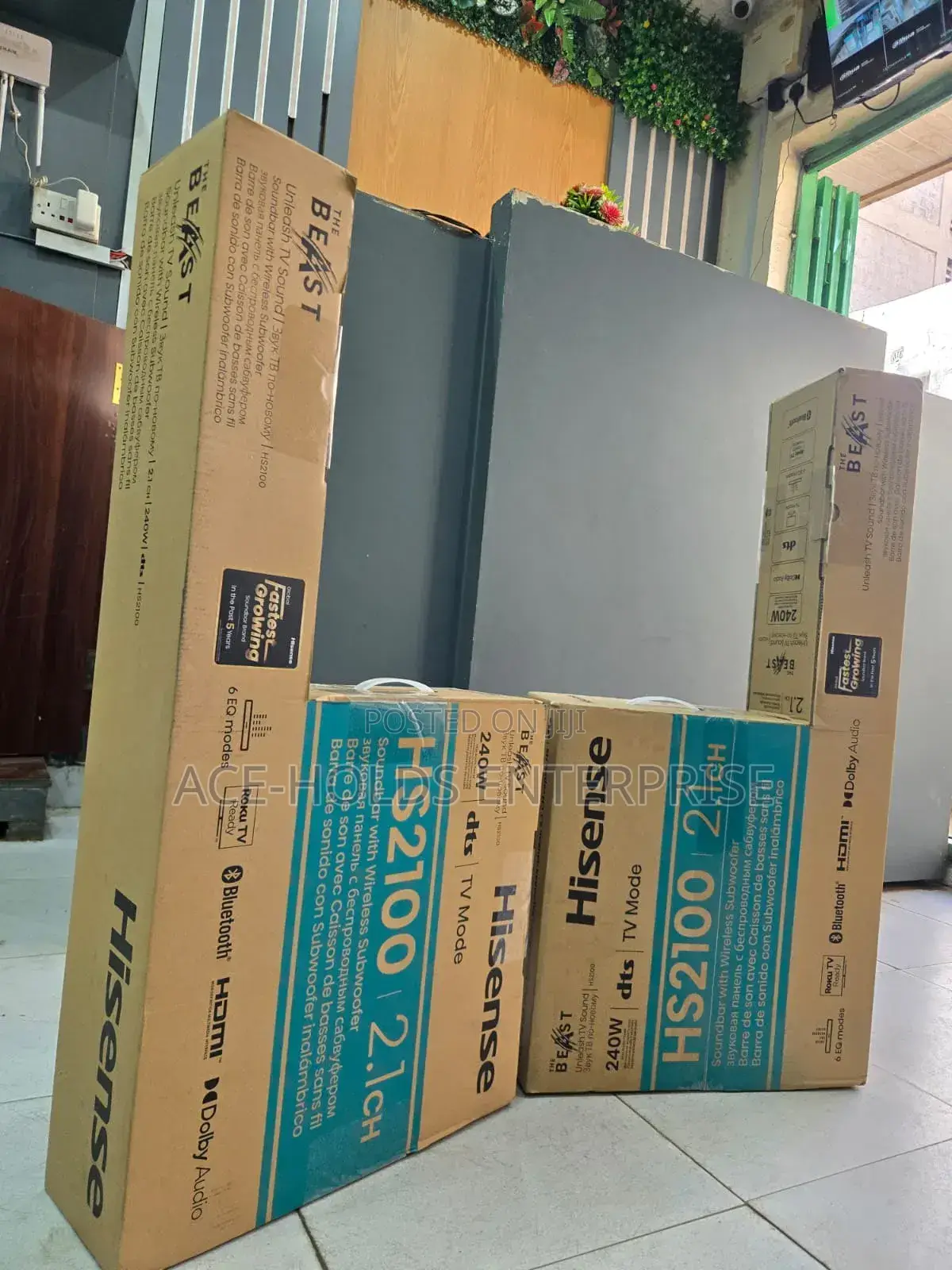 Hisense Hs2100 Soundbar System - 2.1ch 240watts (The Beast)