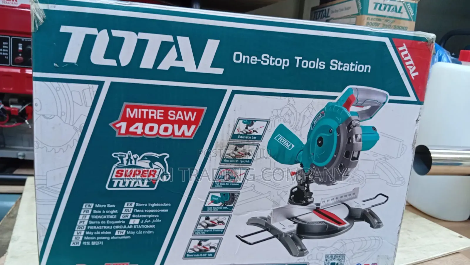 Total 1400w Mitre Saw – Precision Wood Cutting Machine