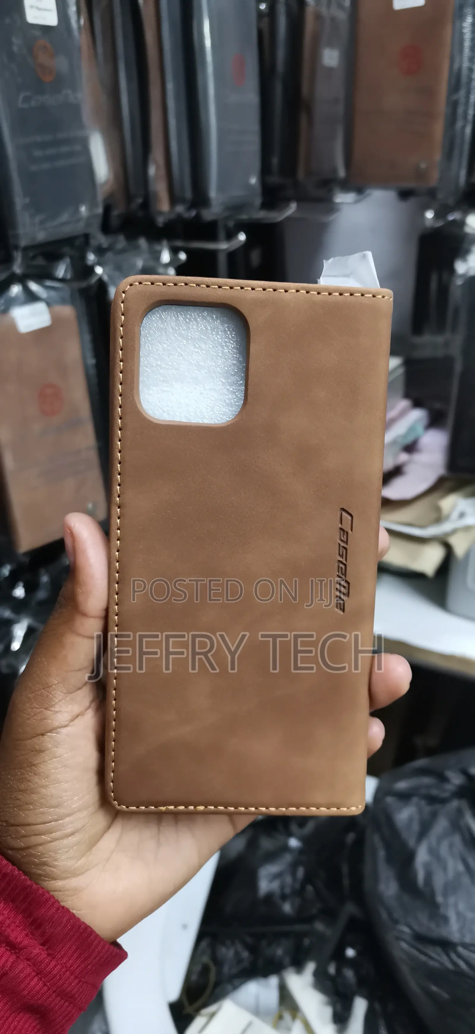 Retro Flip Wallet Case Is Crafted From Suede Leather