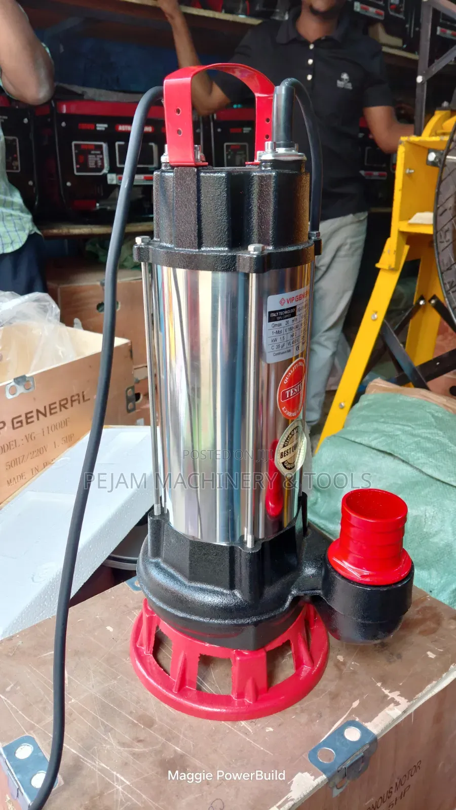 Vip General 2hp Sewage Submersible Pump Hmax:15m