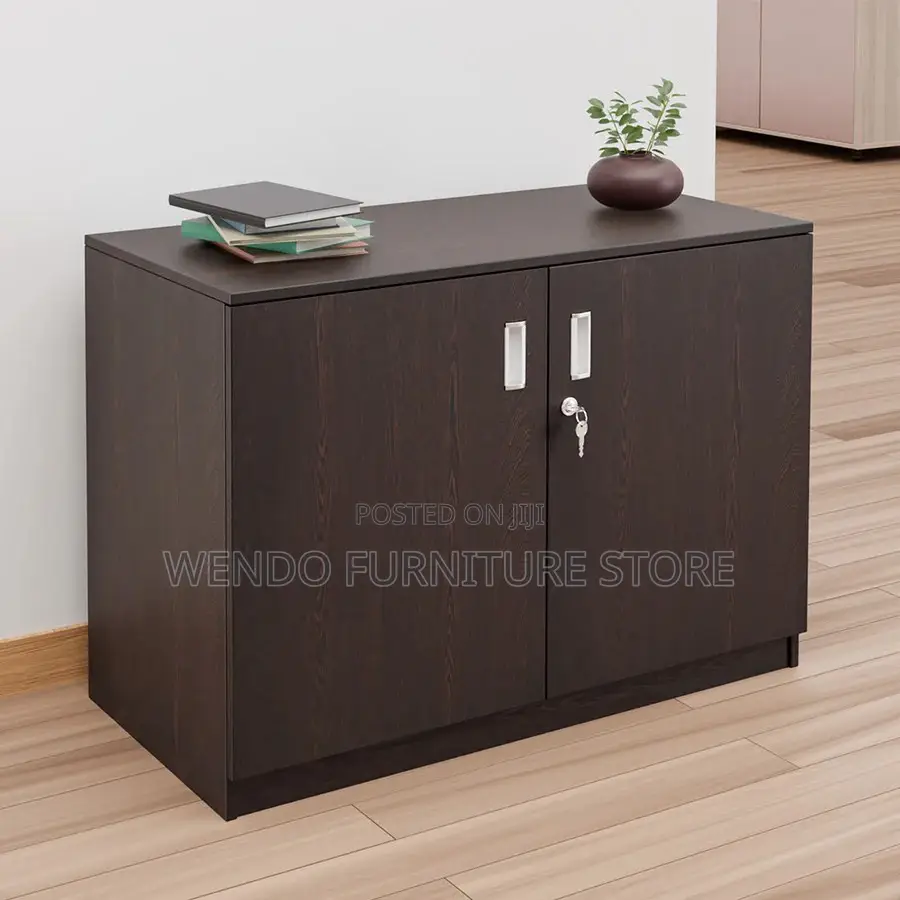 Office Cabinet; Two Doors Wooden Credenza