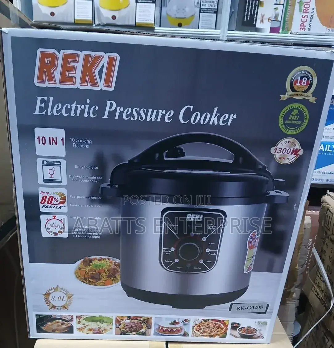 Reki 8l Pressure Cooker (10-in-1)